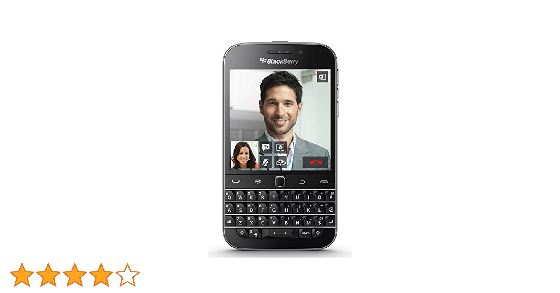 スマートフォン本体 BlackBerry - BlackBerry10 Classic Blackberry Classic, 16GB (Wi-Fi + 4G), (Black), (T-Mobile